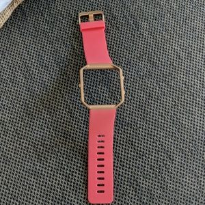Coral fitbit blaze band